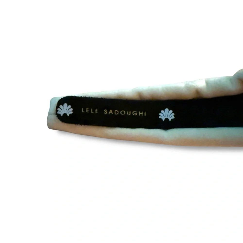 Lele Sadoughi Kids Velvet Knot Headband Cream Girls Hair Accessory‎